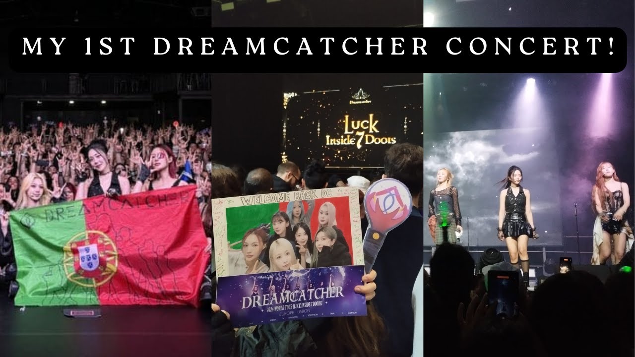 My 1st Dreamcatcher Concert! | Luck Inside 7 Doors in Lisbon Vlog