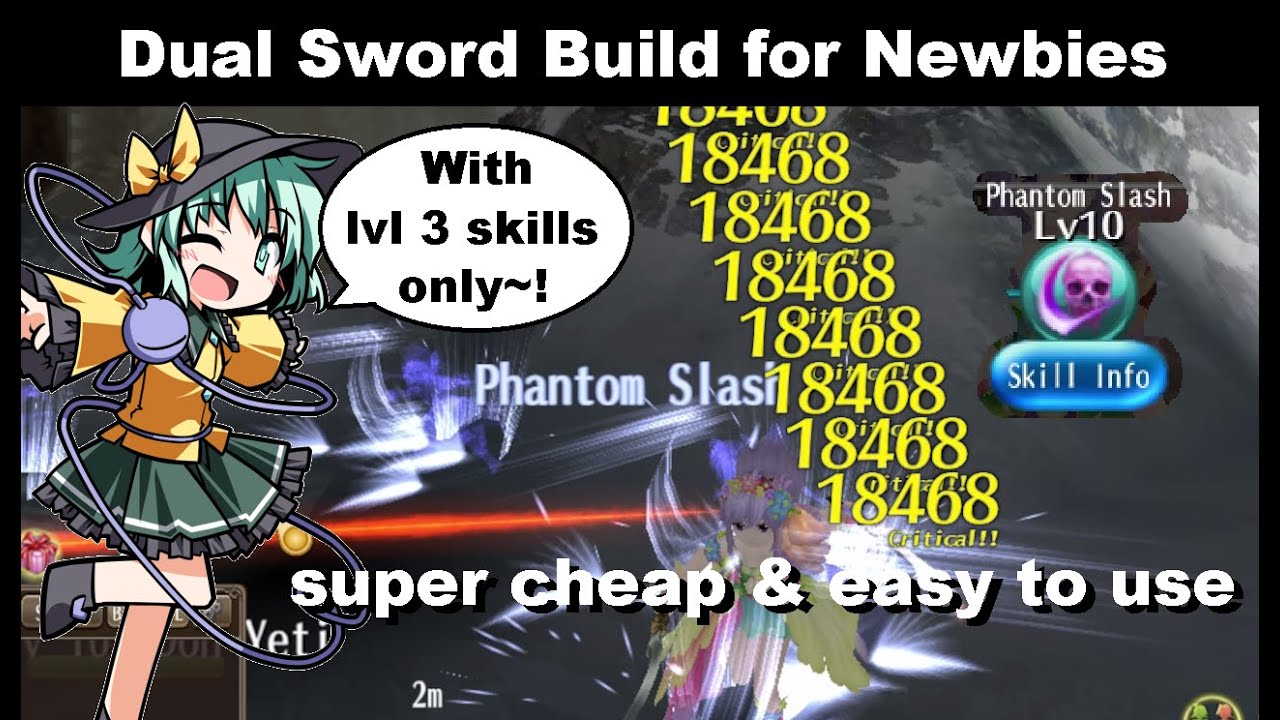 SUPER CHEAP Dual Sword Build for Newbies! No Lvl 4 Skills! | Toram Online