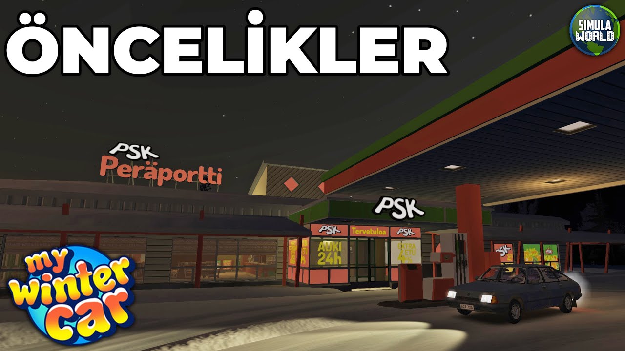 İLK NE YAPMALI? | ÖNCELİKLER NELER? | MY WINTER CAR REHBER