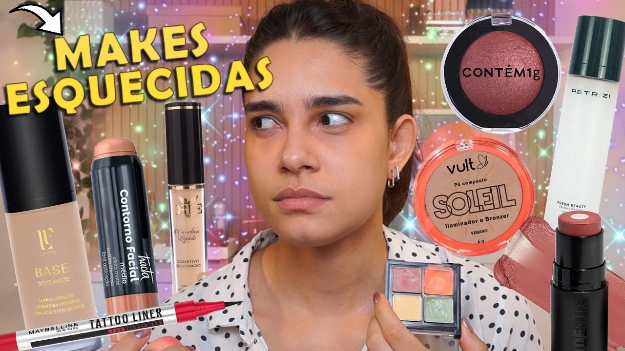 AINDA VALEM A PENA? ME MAQUIEI APENAS COM PRODUTOS ESQUECIDOS NA GAVETA!