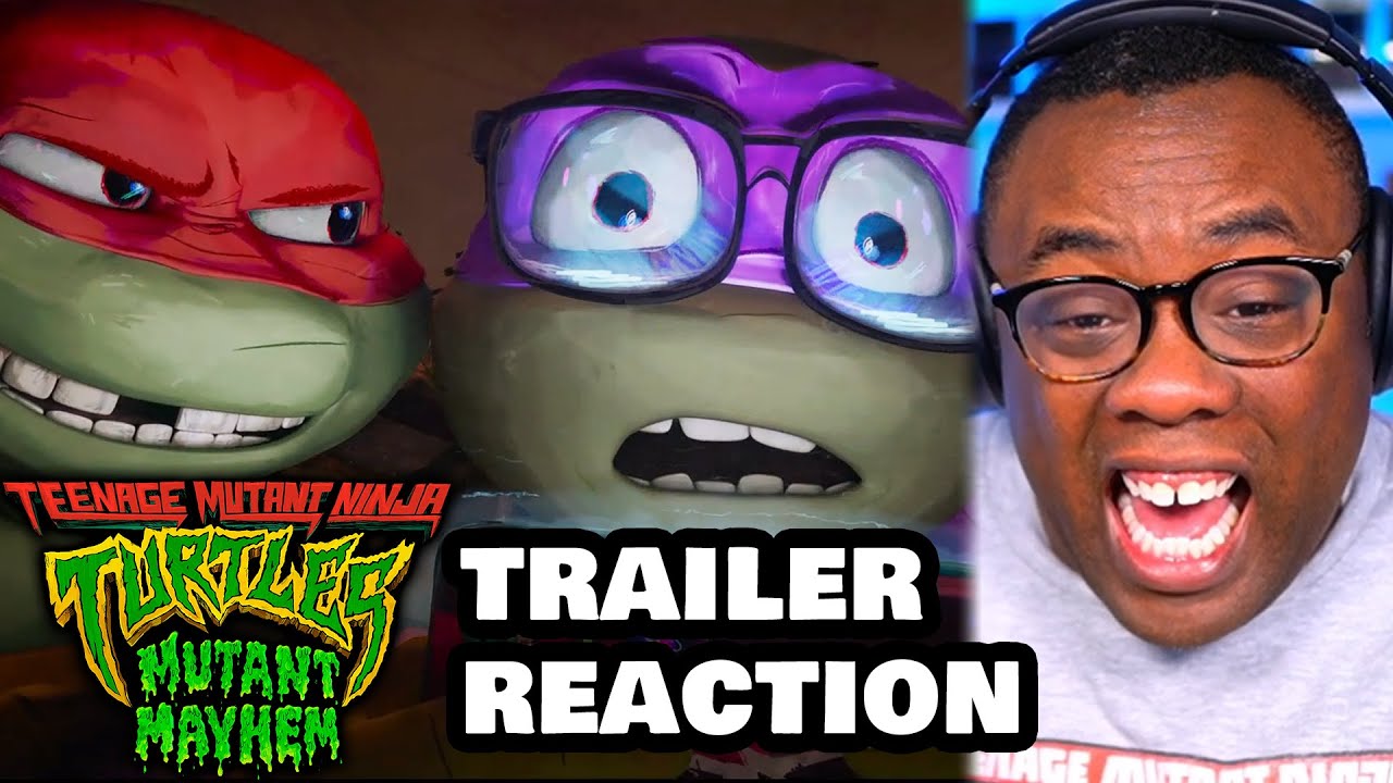 TMNT MUTANT MAYHEM TRAILER REACTION | Teenage Mutant Ninja Turtles Mutant Mayhem Teaser Trailer