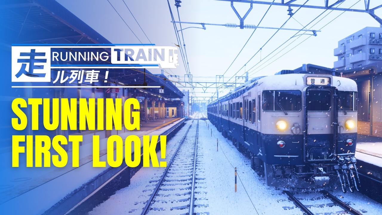 RUNNING TRAIN 走ル列車!  FIRST LOOK GAMEPLAY  |  Both Lines, Driving Experience & Best Graphics Settings