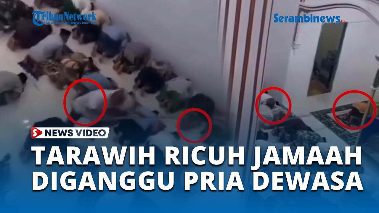 Viral! Tarawih di Pati, Jawa Tengah Mendadak Ricuh, Jamaah Disenggol Tongkat