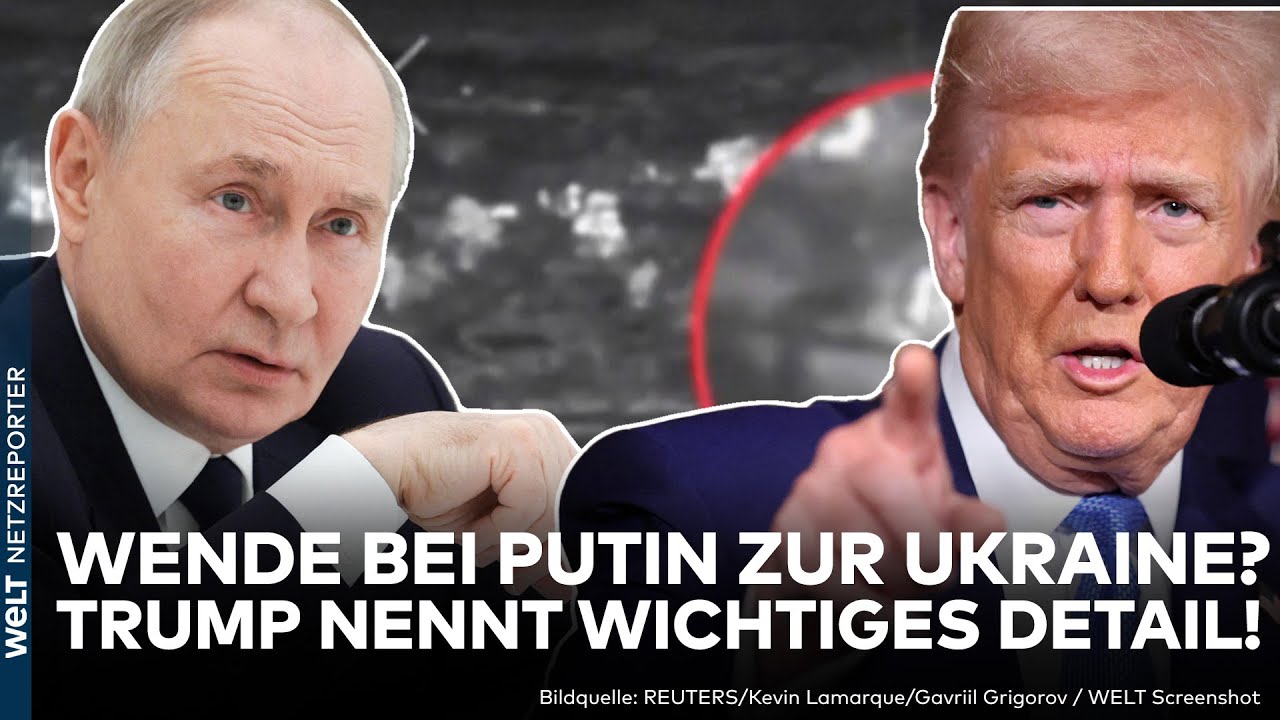 KRIEG IN UKRAINE: Donnerschlag! Gibt Putin nach? Trump nennt Detail! Russland in der Klemme