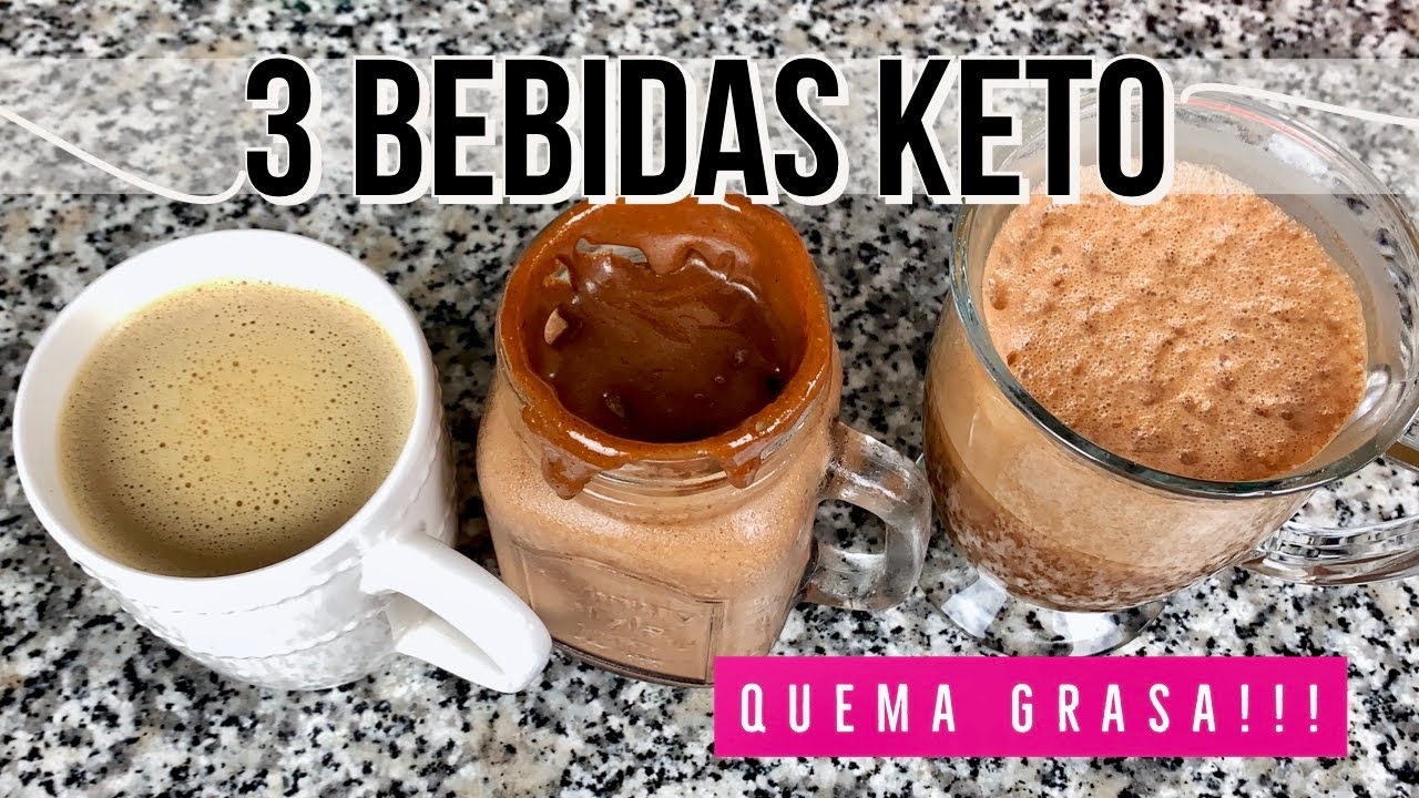 BEBIDAS KETO QUEMA GRASA| DIETA KETO | DIETA CETOGENICA!