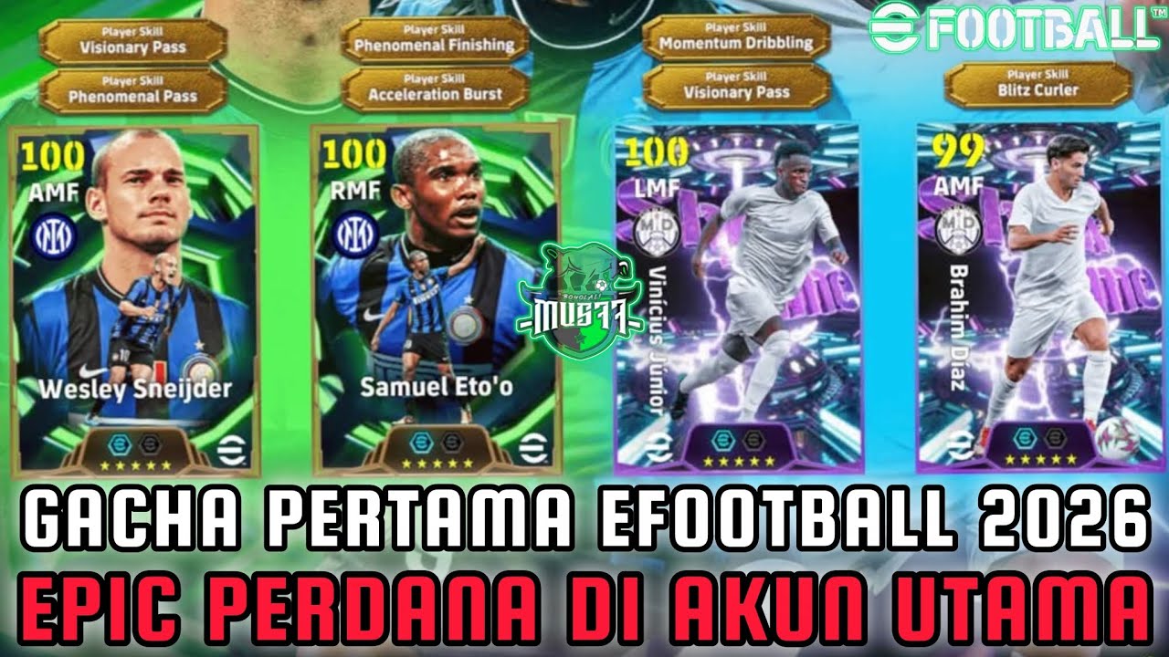 AKUN UTAMA GACHA EPIC PERDANA EFOOTBALL™ 2026