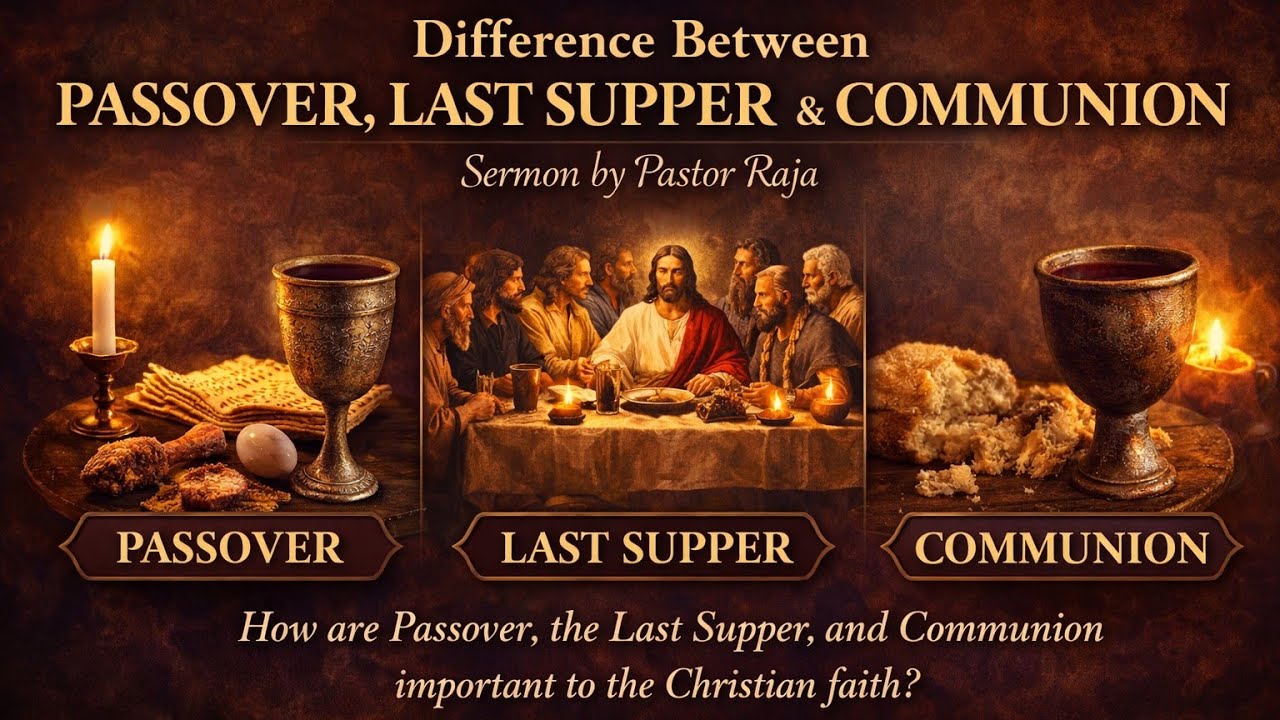 What is Different Between Passover, Last supper and Communion