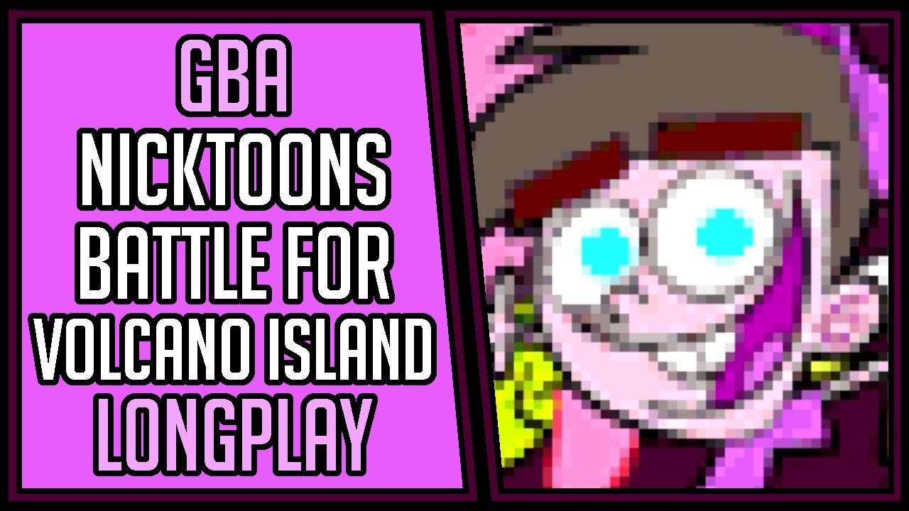 Nicktoons: Battle for Volcano Island (100%) | GBA | Longplay | Walkthrough #57 [4Kp60]