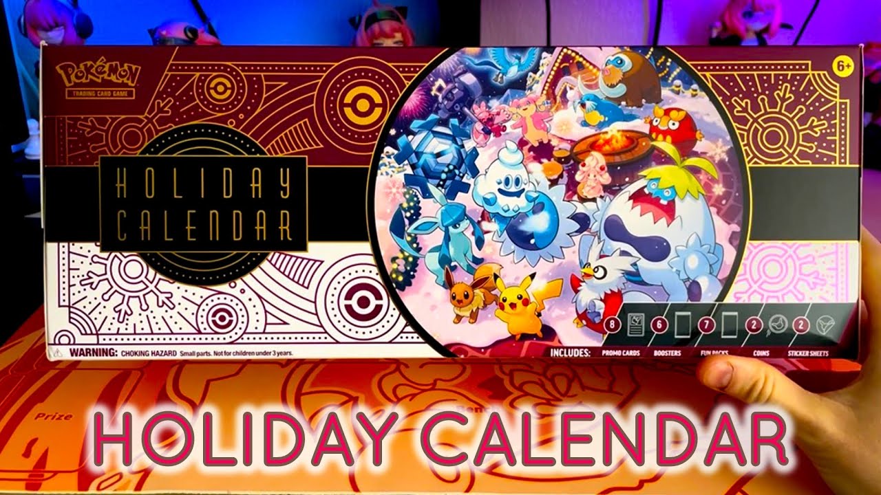 ОБЗОР НА АДВЕНТ КАЛЕНДАРЬ ПО ПОКЕМОНАМ 2025 | UNBOXING POKEMON HOLIDAY CALENDAR