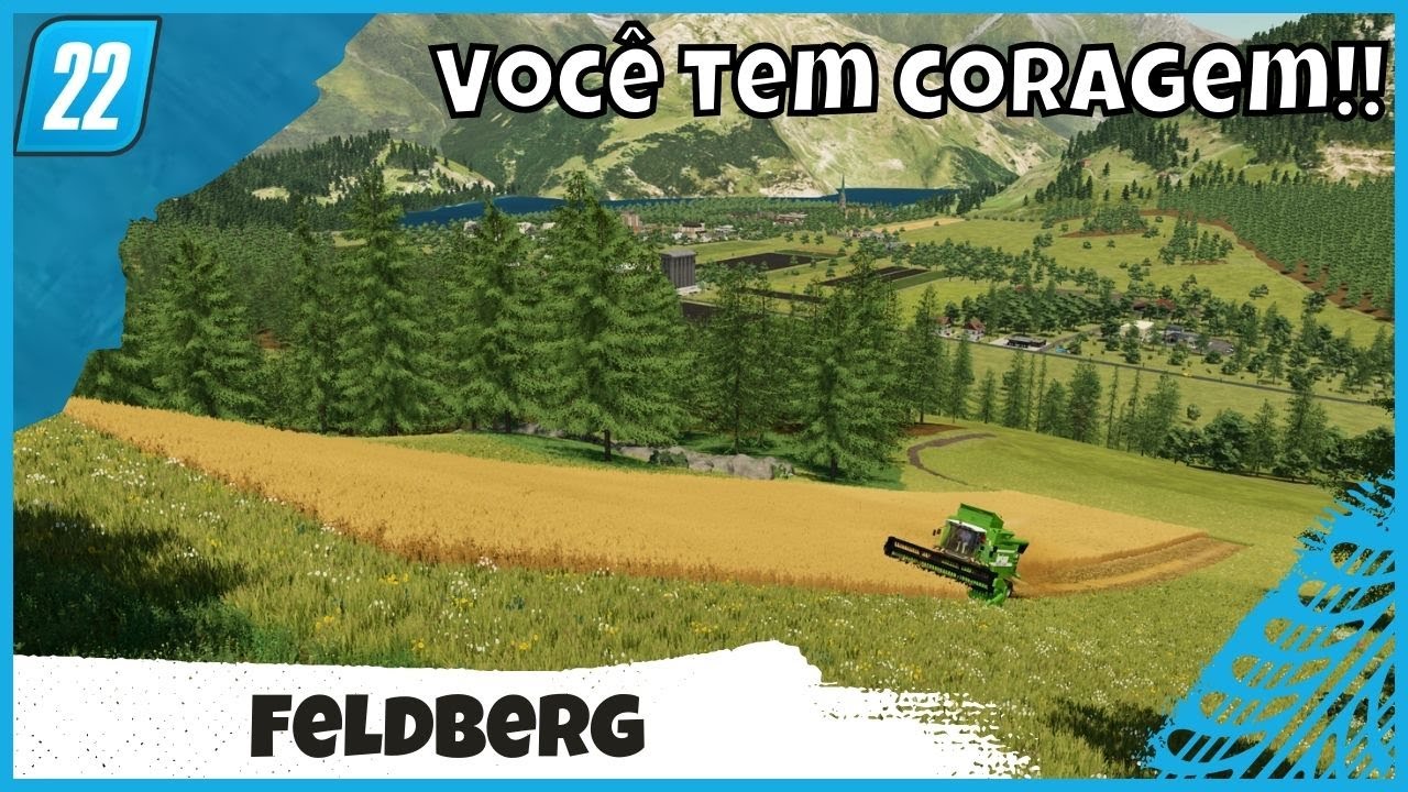 Mapa de Extremos, Terrenos Planos ou com Muito Relevo em um só Lugar Feldberg | Farming Simulator 22