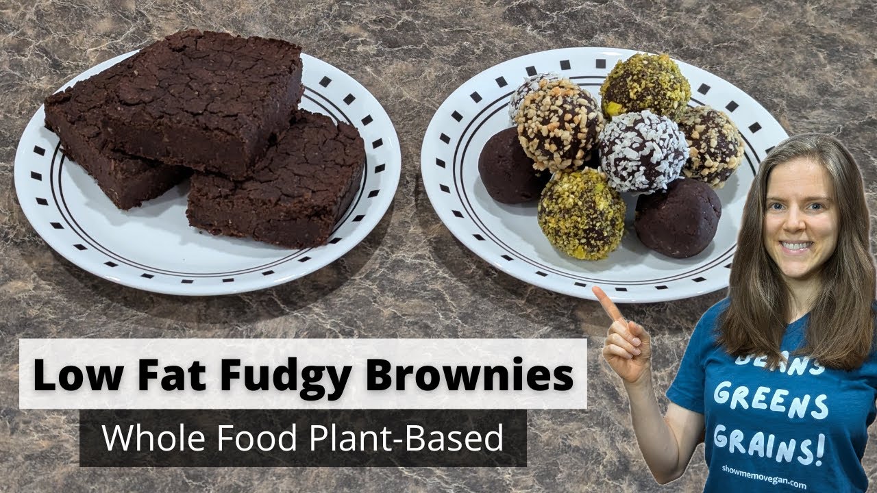 Low Fat Fudgy Brownie Recipe - Whole Food Plant-Based