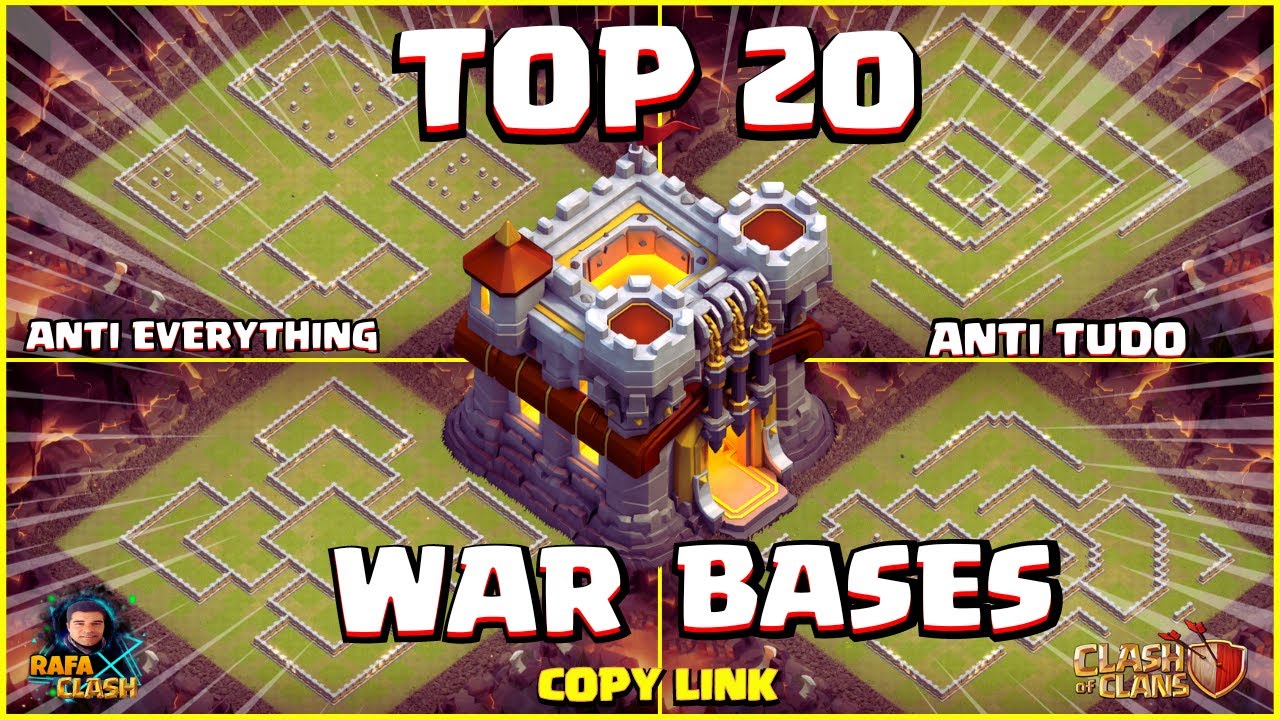 LAYOUTS CV11 TOP20 2024 / TOP 20 WORLD BEST TH11 ANTI EVERYTHING WAR BASE WITH LINK CLASH OF CLANS