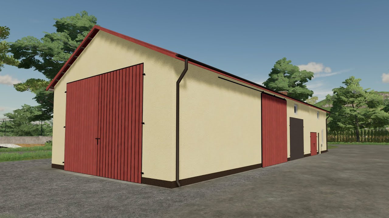 Modern Garage - Farming Simulator 2022 [FS 22 LS 22 Placeable Building Mod] #farmingsimulator