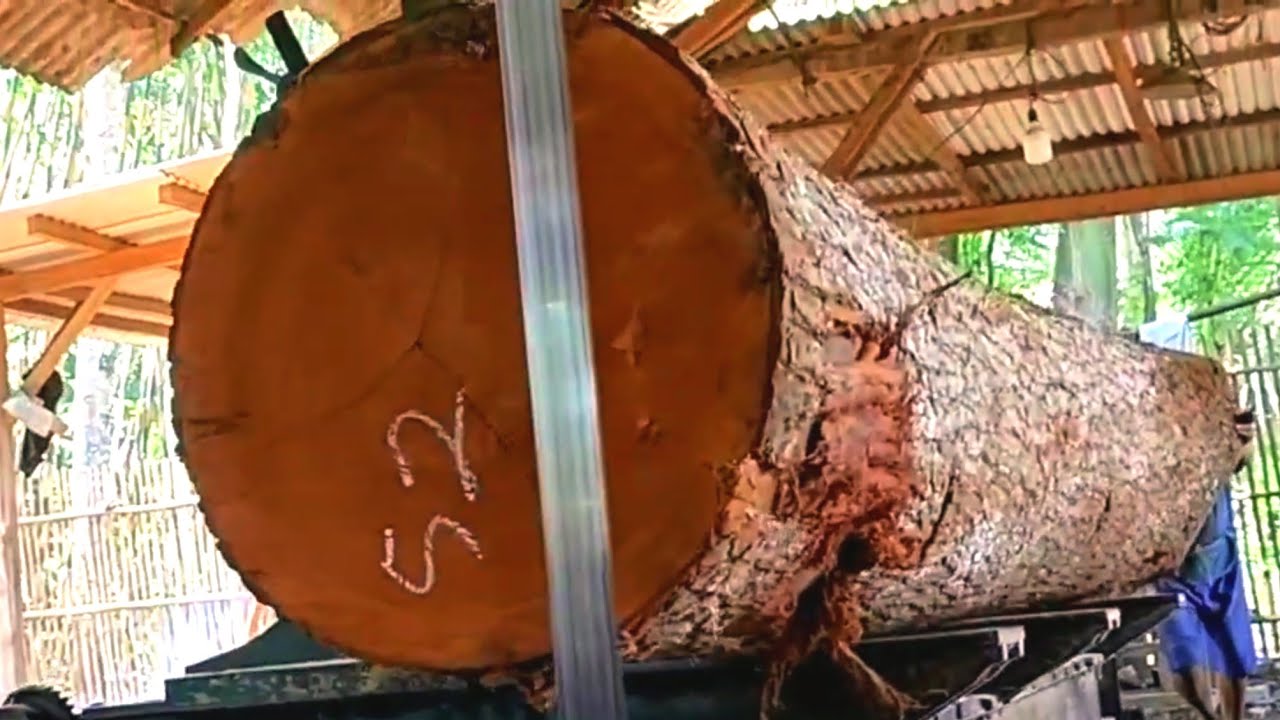 GIANT MAHOGANY MONSTER WOOD – традиционный станок для раскалывания древесины с красивой текстурой.