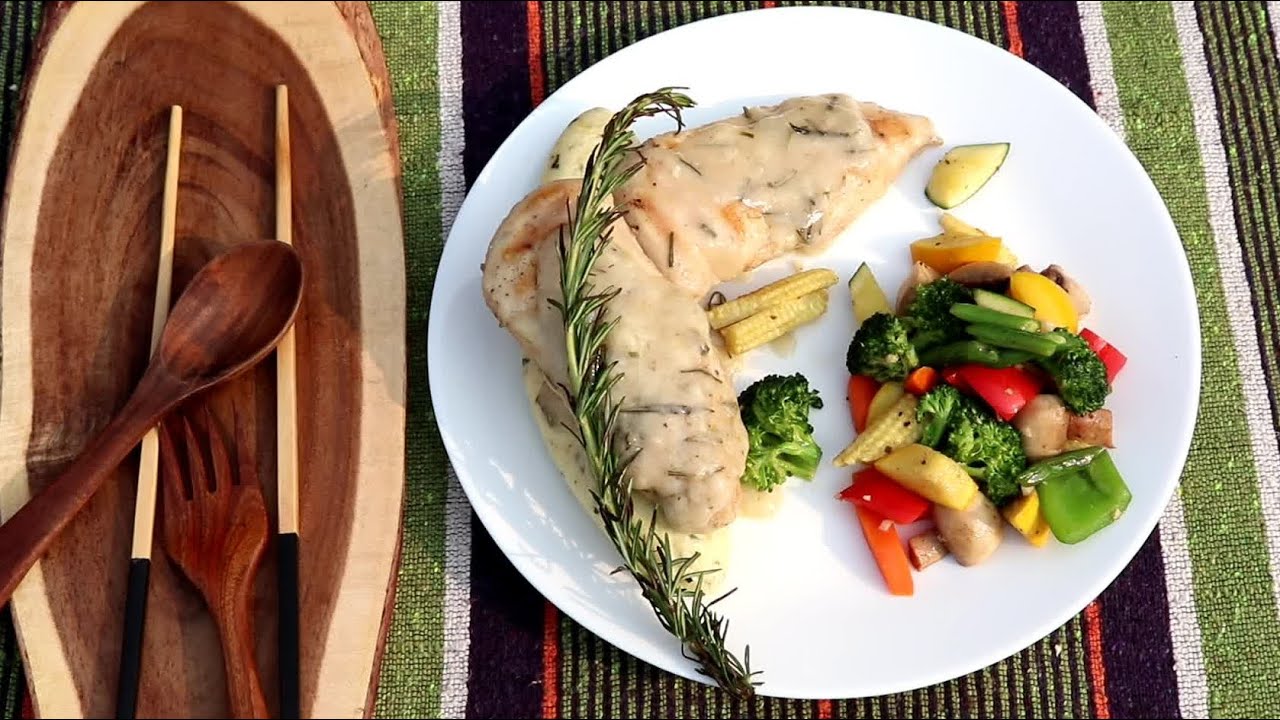 Pan Grilled Chicken/Garlic Mashed Potato/Saute Vegetables/Quick Grilled Chicken/Stir Fry Vegetables