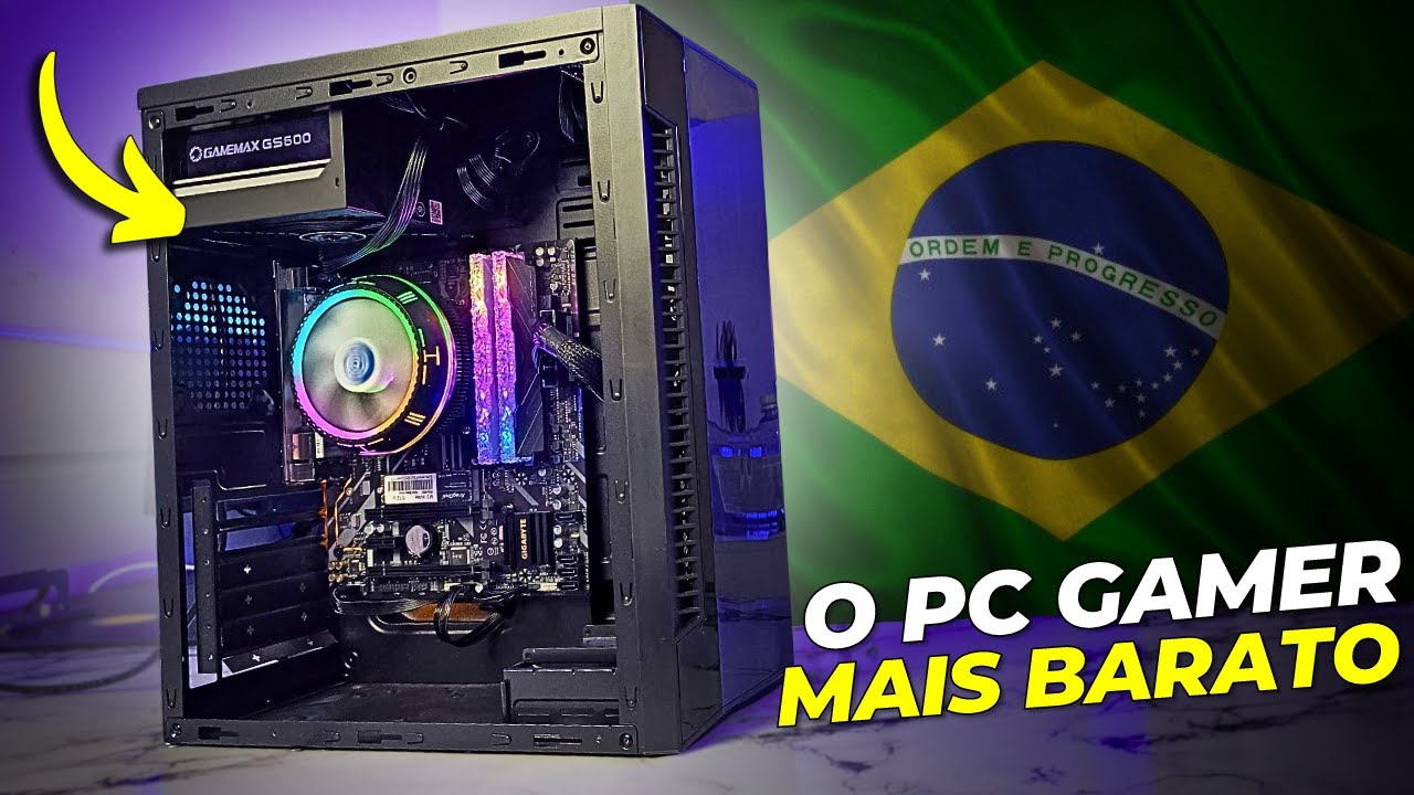 Montei o PC Gamer MAIS BARATO do BRASIL 2023 - RODA TUDO