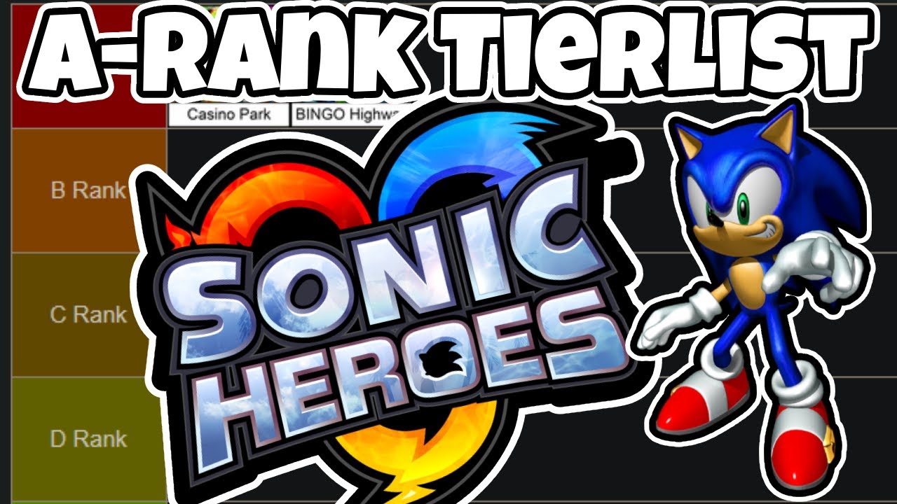 Ranking all A-rank Difficulties in Sonic Heroes