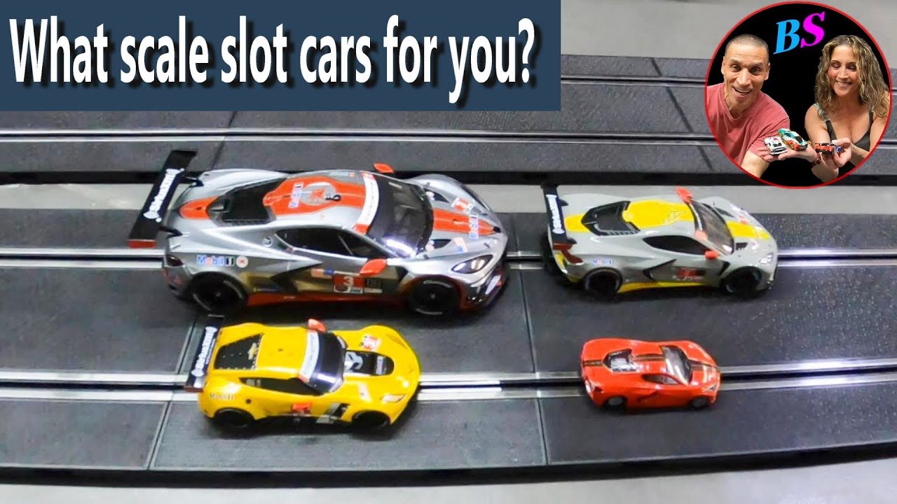 Slot Cars 1/24 1/32 1/43 HO Scale WHAT'S BEST FOR YOU?
