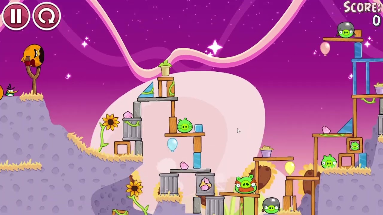 Angry Birds Power Trouble Demo Gameplay