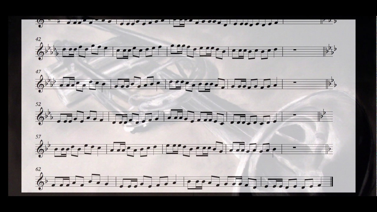 Arban Tribute 1 Exercise Trumpet Play along with part played