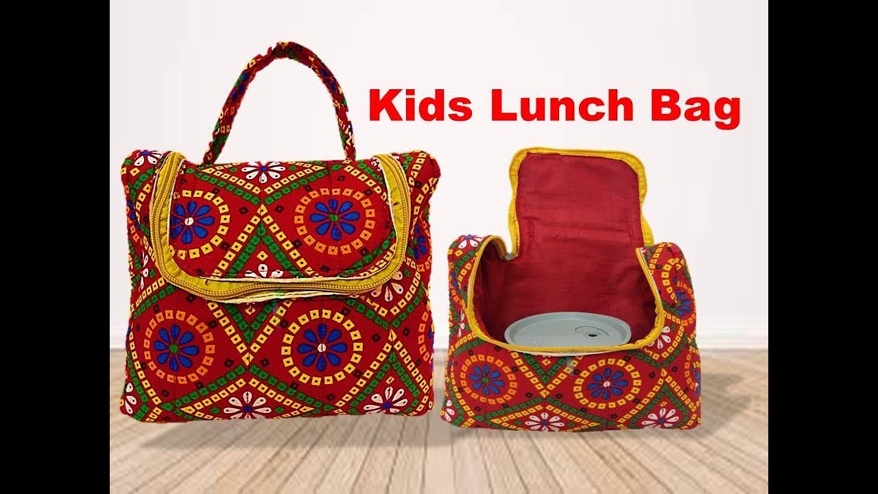 Kids Lunch / Snacks Bag I Handy Lunch Bag I Stylish Lunch Bag I Easy Method I