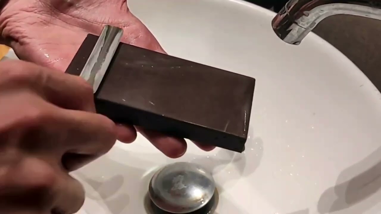 Just HONING A STRAIGHT RAZOR