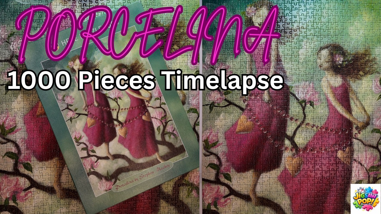 1000 piece HEYE jigsaw puzzle time lapse!!
