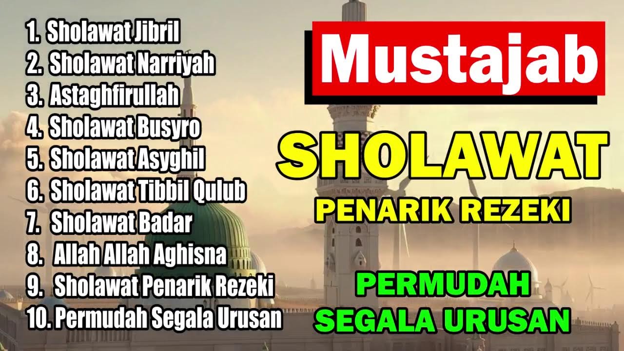 🔴 LIVE SHOLAWAT PENARIK REZEKI & PELUNAS HUTANG | Sholawat Penenang Hati Saat Terdesak
