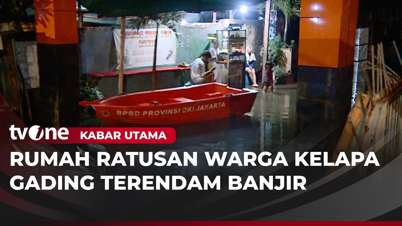 Kampung Rawa Indah Kelapa Gading Banjir Setinggi 60 Sentimeter usai Hujan Deras | Kabar Utama