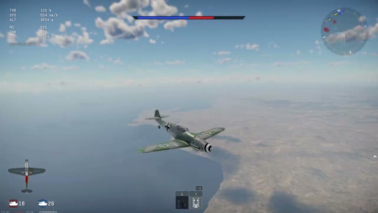 War Thunder. 15 min of doing nothing and still winning the entire match without firing a single shot
