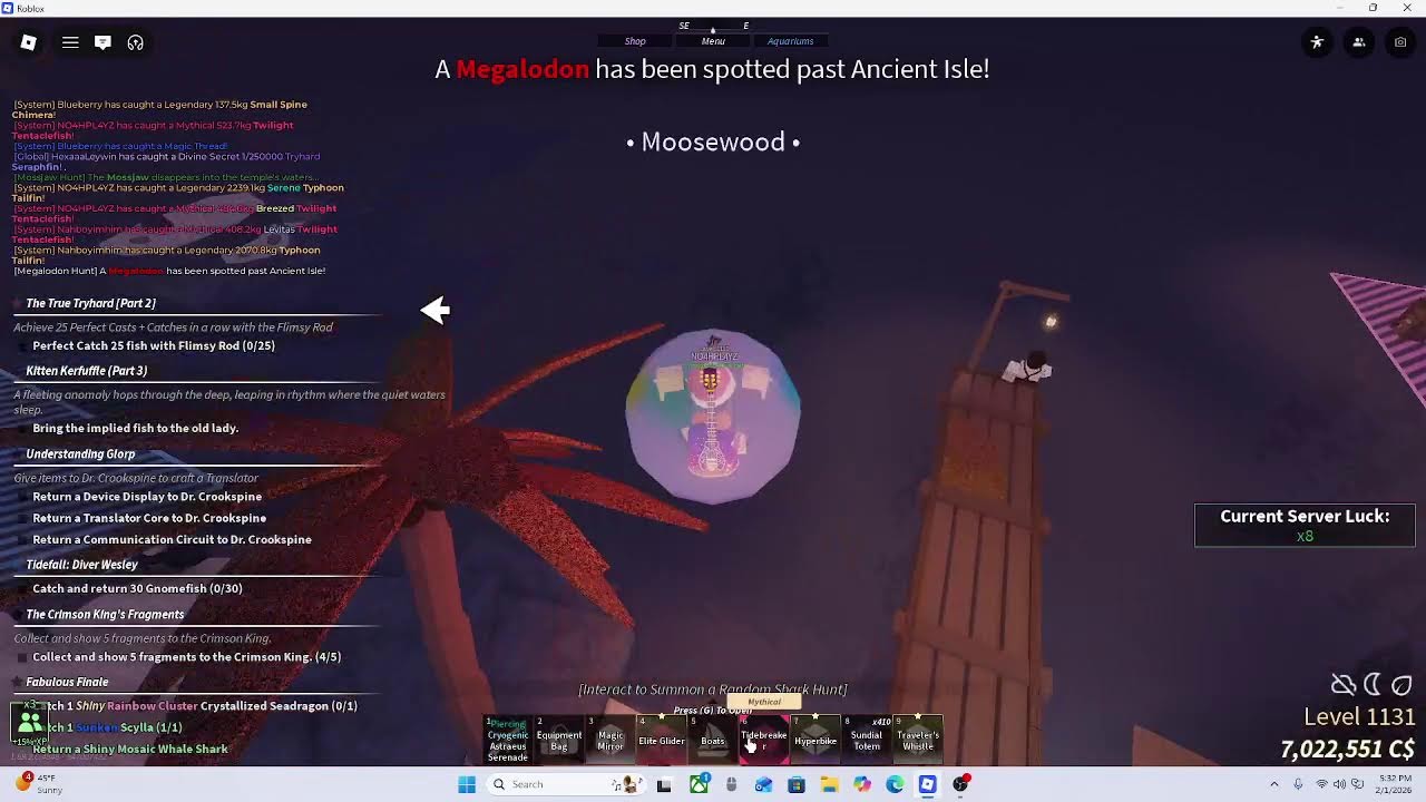 Bying Astreus Saranade (Roblox Fisch)