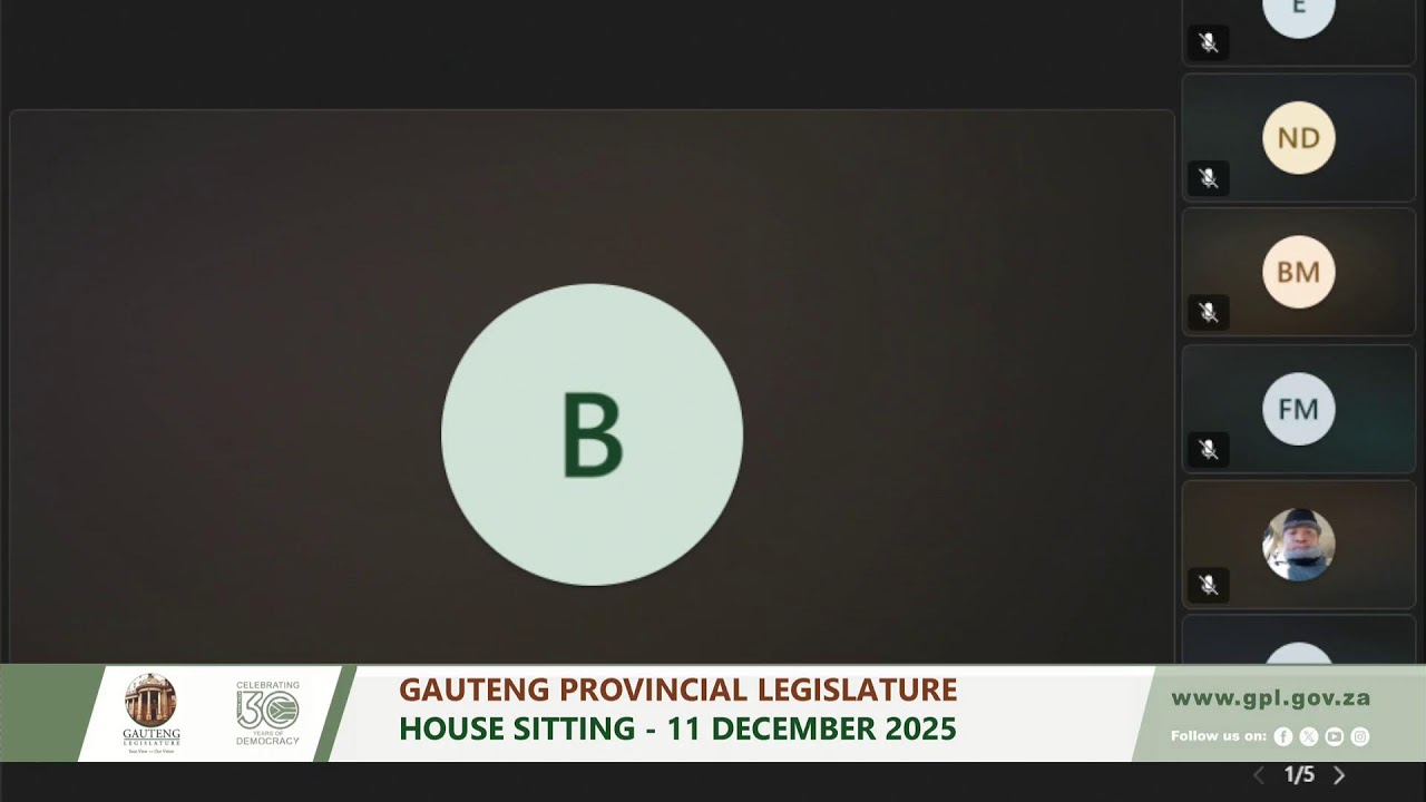 HOUSE SITTING OF THURSDAY, 11 DECEMBER 2025