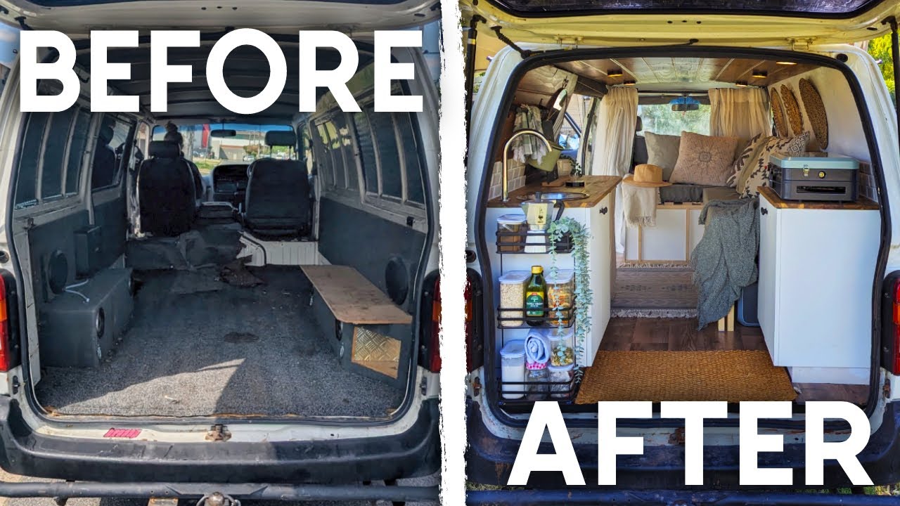 DIY Camper Van Conversion | EPIC TIMELAPSE (Full Build Under 30 Days)