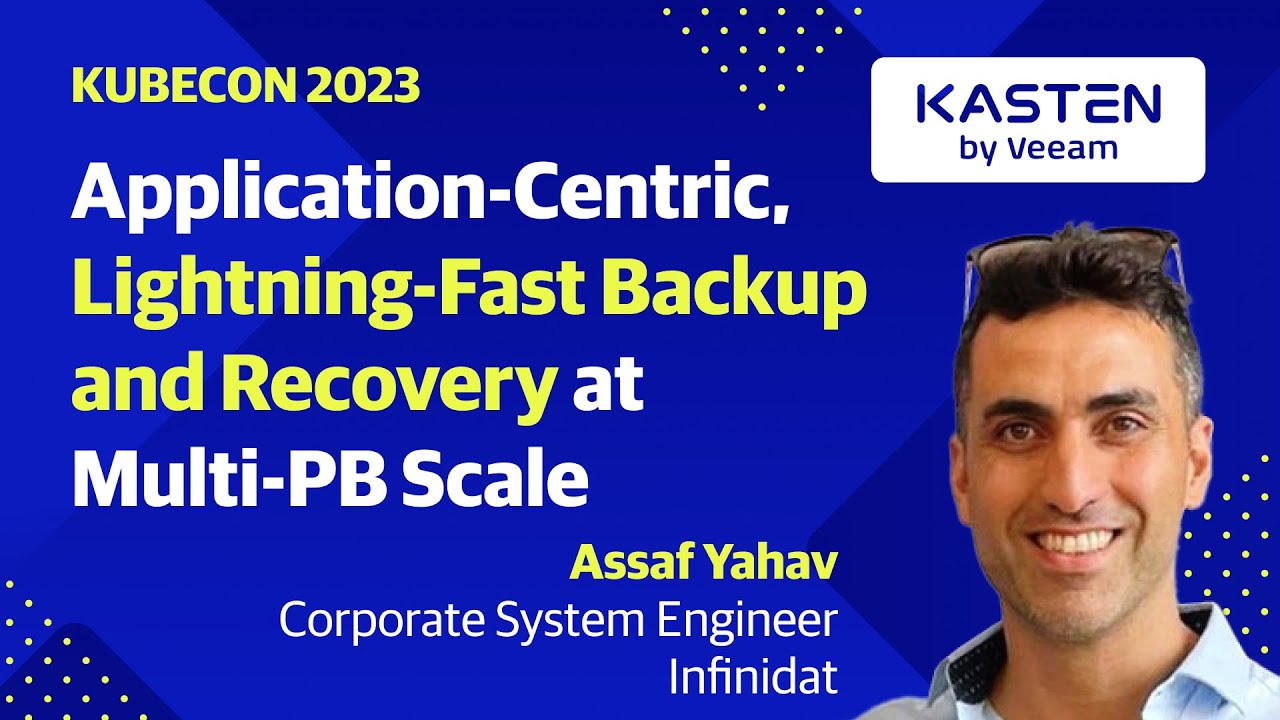 Application-Centric, Lightning-Fast Backup and Recovery at Multi-PB Scale