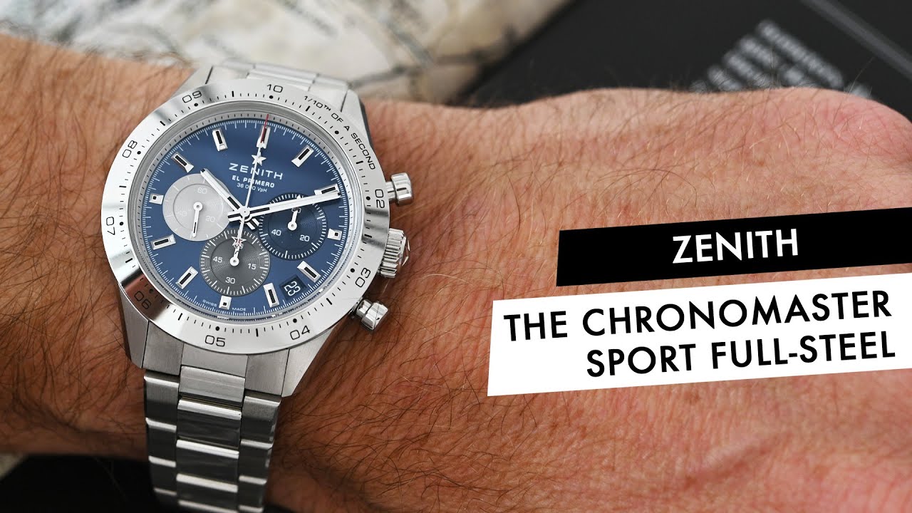 ПРЕДСТАВЛЯЕМ: Zenith Chronomaster Sport теперь с полированным стальным безелем и металлическим си...