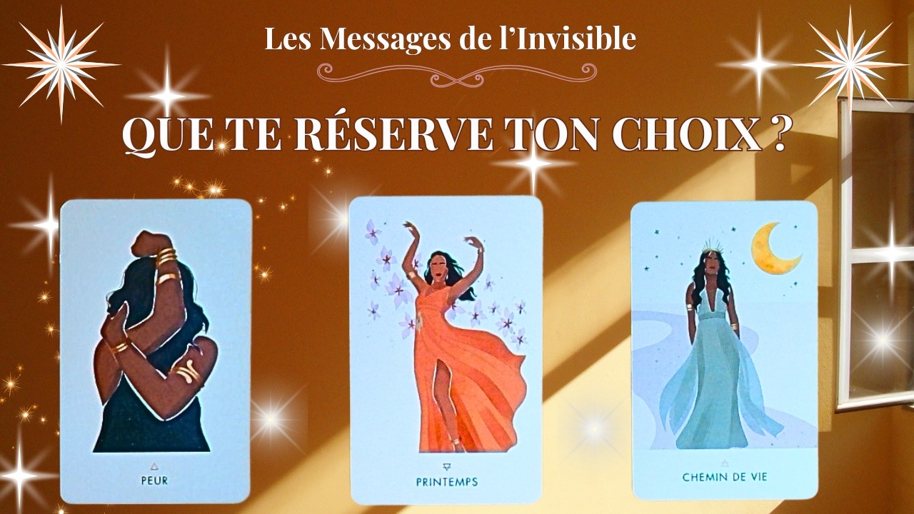 Guidance 3 choix : On fait le point sur ton pass&eacute;, ton pr&eacute;sent et ton futur avec tes guides ✨💎🪬