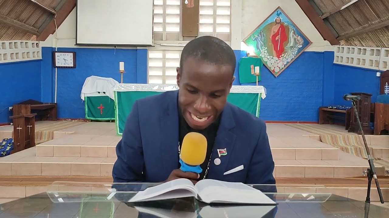 Rev. Alexander Kambiri preaching at Soche Anglican Church- Blantyre