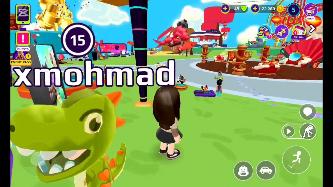 Playing pkxd with mh noob accountb