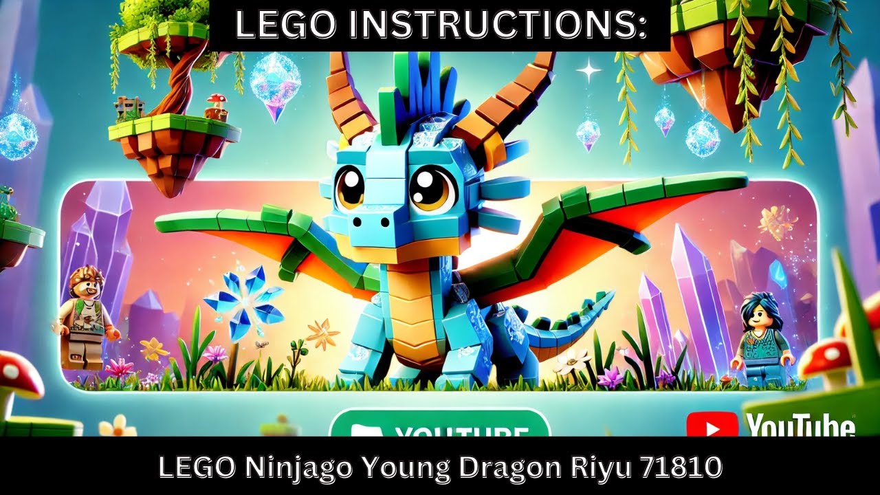 LEGO INSTRUCTIONS: Build the ADORABLE Young Dragon Riyu 71810 &ndash; A Tiny Ninja Companion!