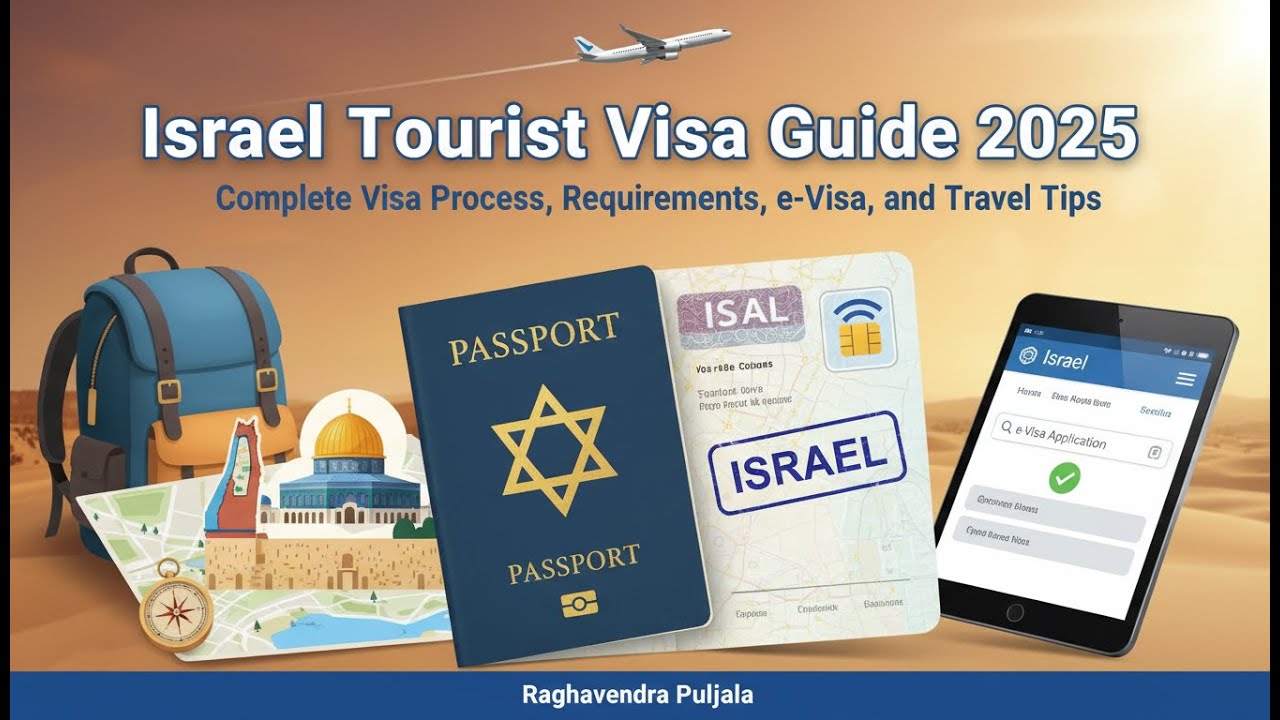 &ldquo;Israel Tourist Visa Guide 2025 | Complete Visa Process, Requirements, e-Visa, and Travel Tips | 