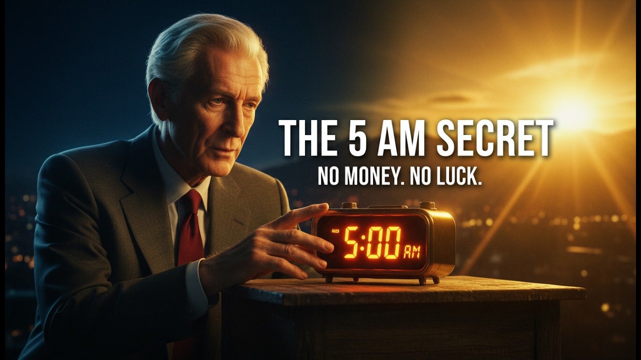 The 5 AM Secret That Changed a Poor Man’s Life Forever | One Habit That Builds Success