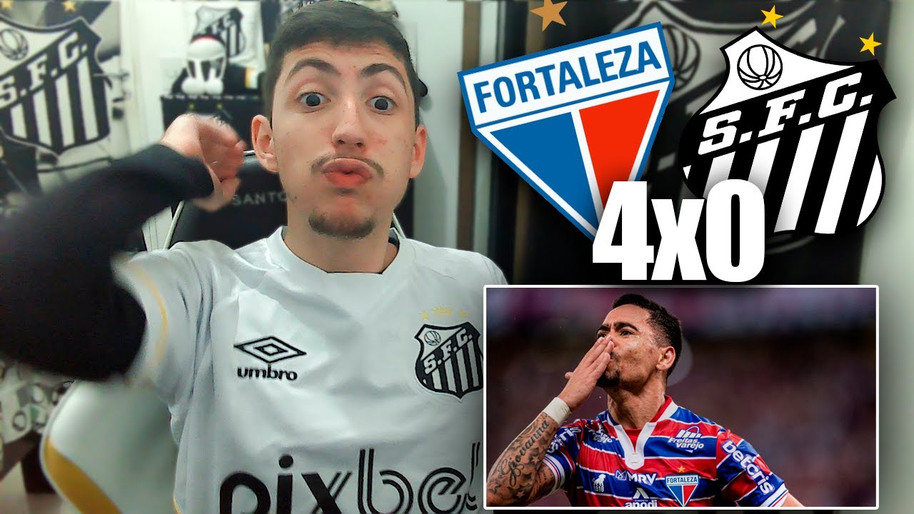 REACT FORTALEZA 4X0 SANTOS - BRASILEIRÃO 2023 I REBAIXAMENTO É QUESTÃO DE TEMPO 🤬