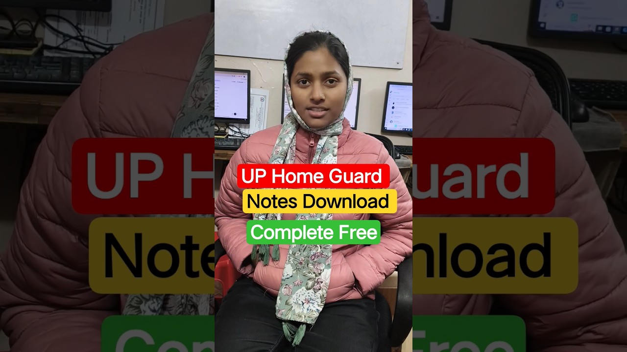 UP Home Guard Complete Notes Download 