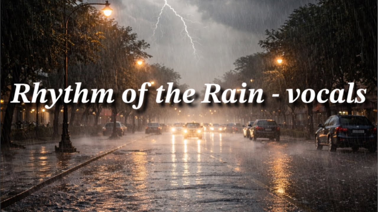 Rhythm of the Rain by Jerry Estes - vocals with lyrics