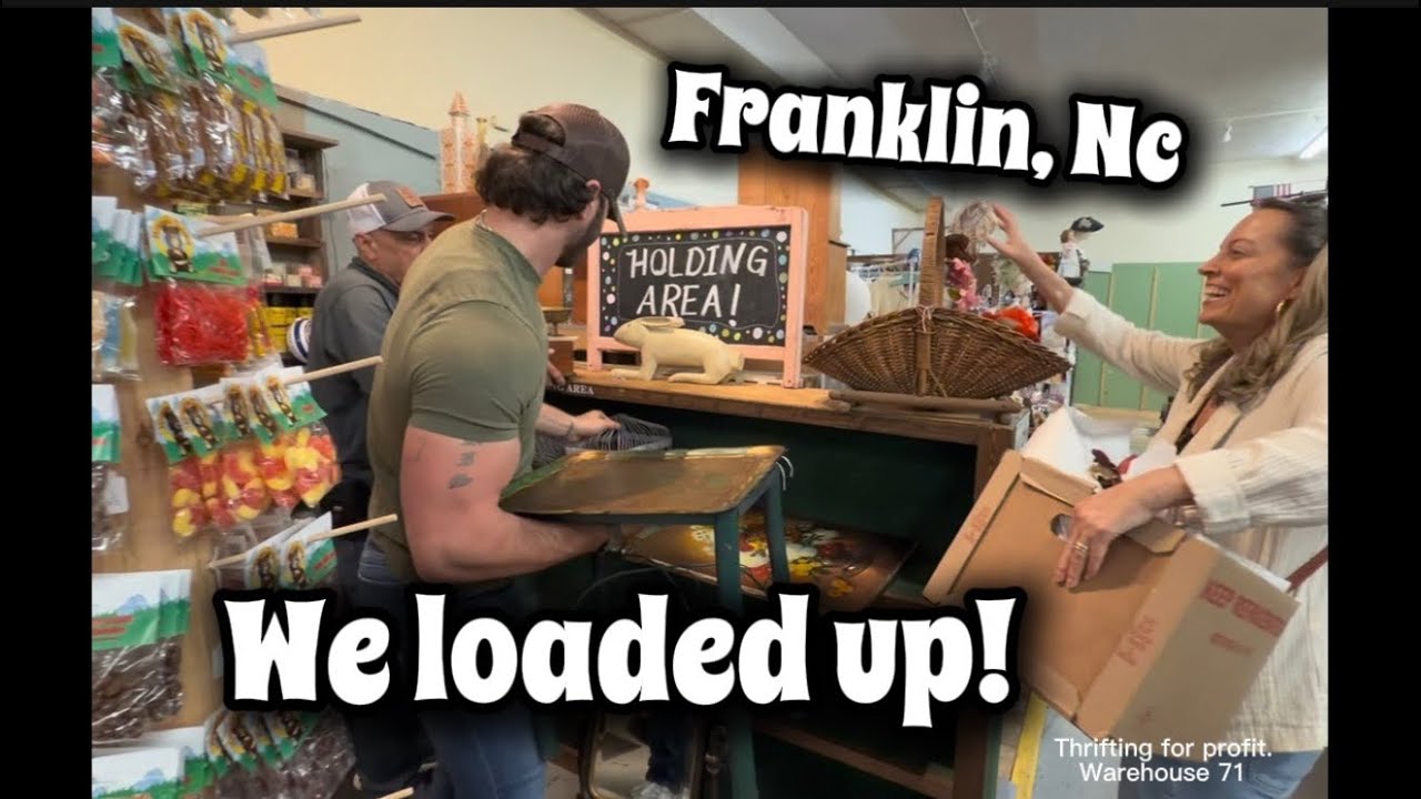 Thrifting Franklin, North Carolina | Antique Mall Scores & Reseller Haul