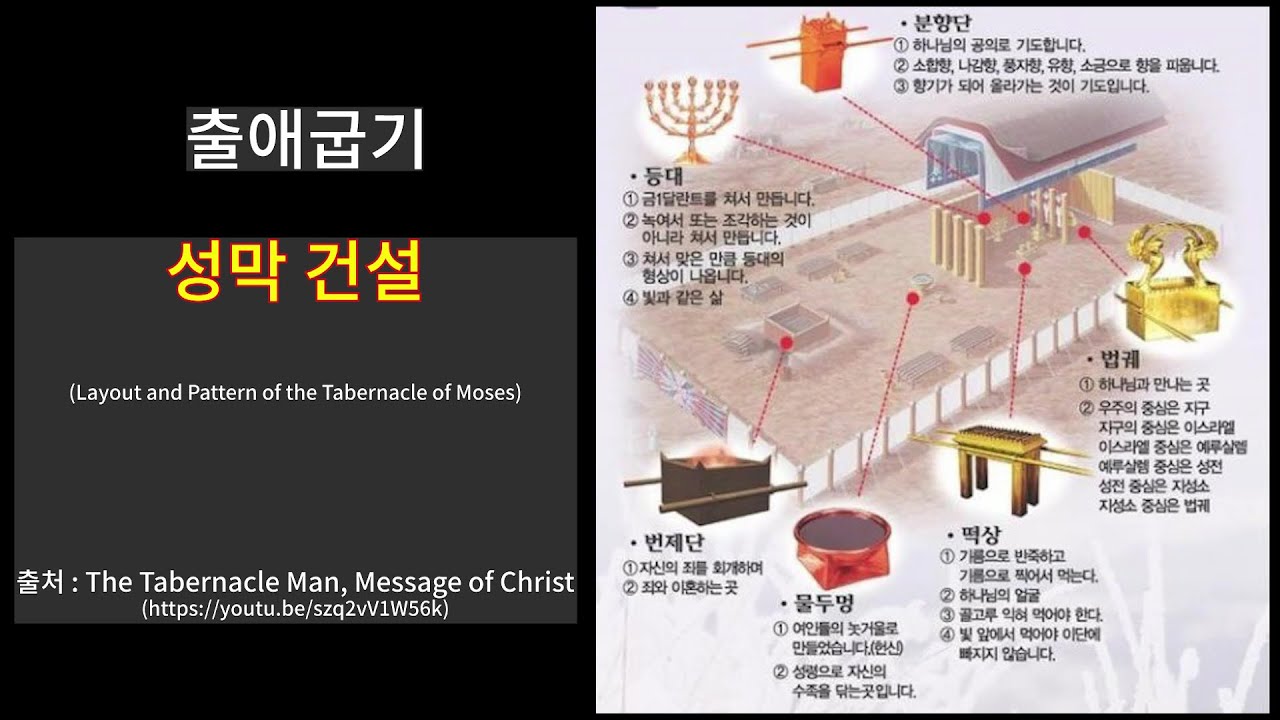 출애굽기 성막 제작