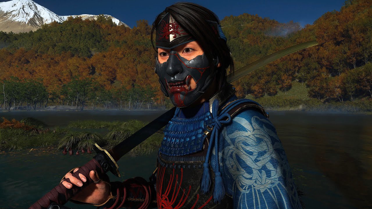[羊蹄山戰鬼] 最高等級的彼岸花甲冑(武者之悔)&燼血面具_MAX LEVEL Higanbana Armor Gameplay [PS5 PRO 4K 60FPS]