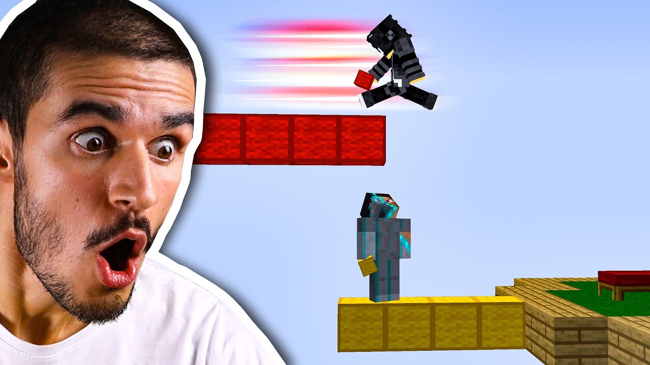 من در مقابل گادبریجر تو بدوارز - Me vs Godbridger in minecraft bedwars