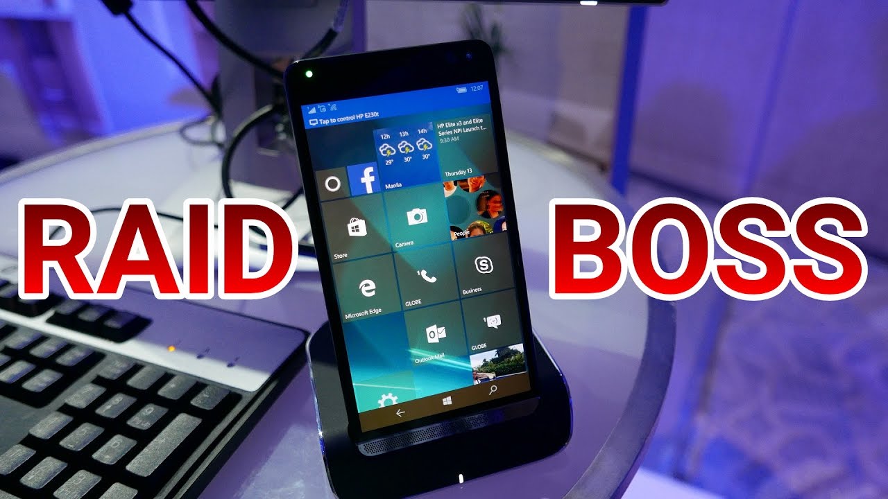 The HP Elite X3 Is The World's Most Powerful Windows Phone (Windows 10 Mobile)