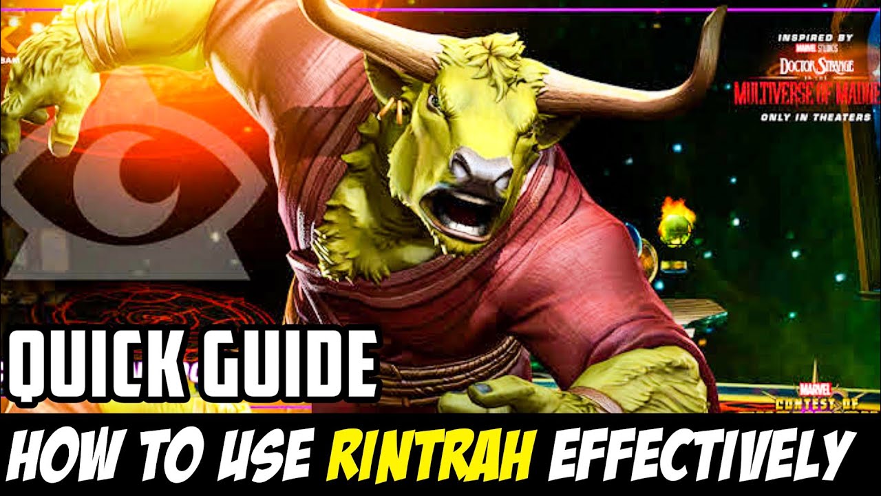 MCOC- How to use Rintrah Effectively - FULL BREAKDOWN - MCOC HINDI - MARVEL CONTEST OF CHAMPIONS